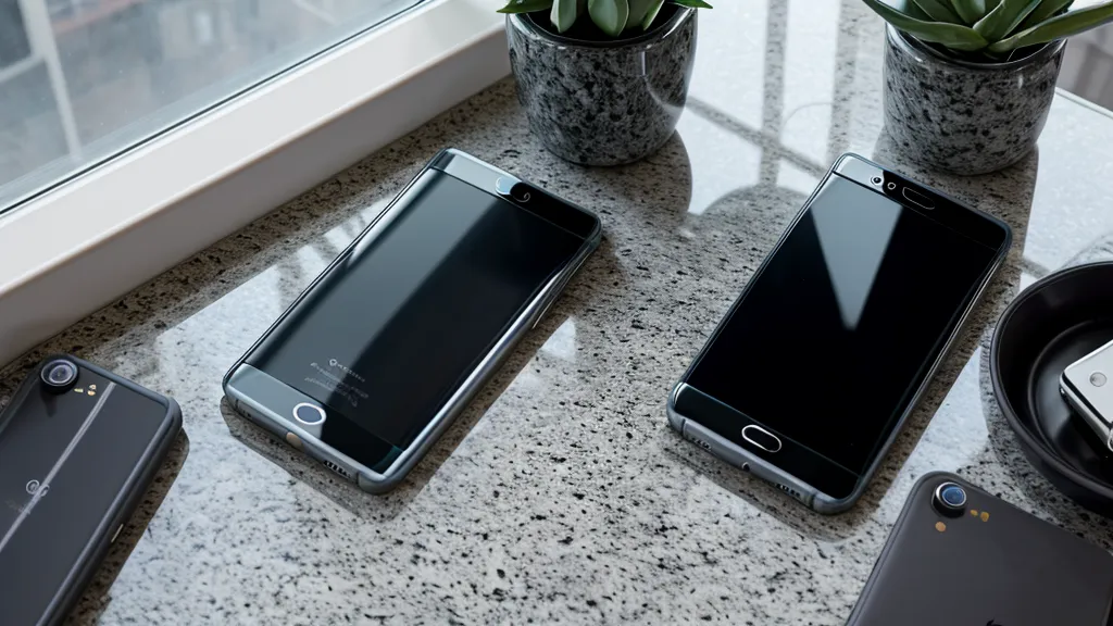 A smartphone showing a social media profile next to a paper property record.