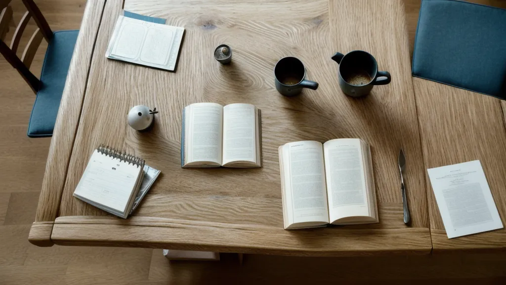 Handwritten notes comparing different background check services on a kitchen table.