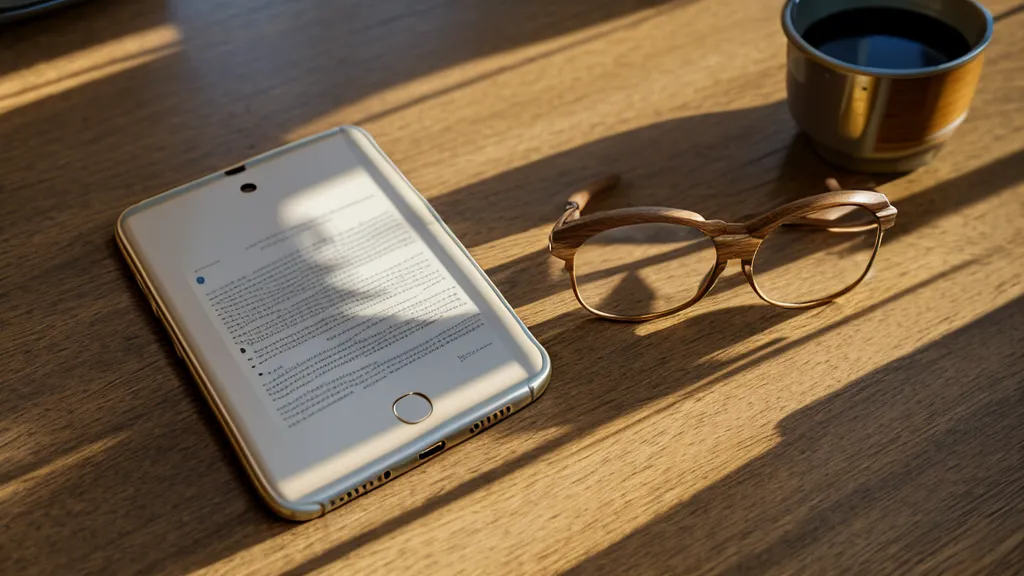 A smartphone and voter registration records on a wooden table in warm light.