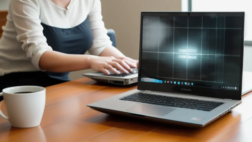 A laptop screen showing a Notion document used to track people search results.