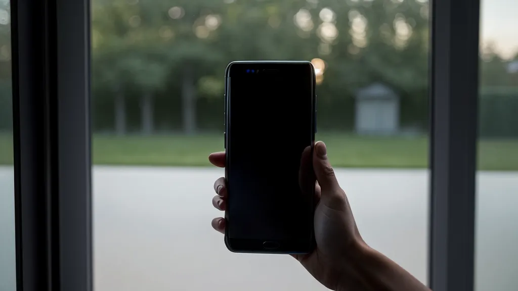 A smartphone showing TruthFinder search results in a home setting.