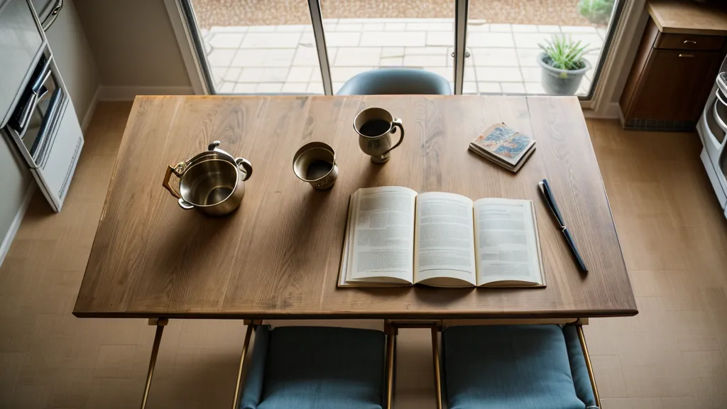 A smartphone showing a county court records portal on a kitchen table.